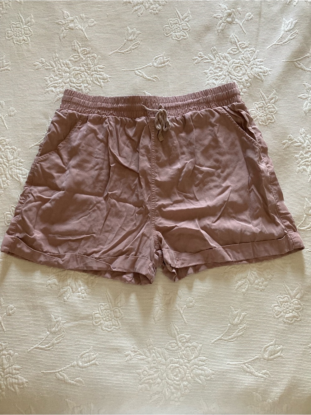 Universal Thread High-Waist Drawstring Shorts - Mauve Pink